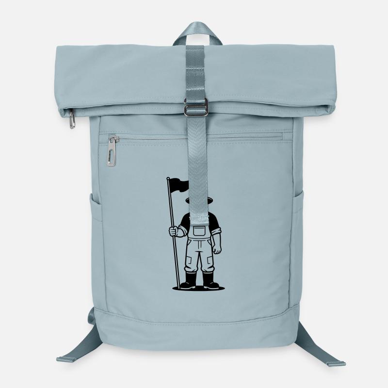 Fermier avec drapeau Sac à dos ordinateur