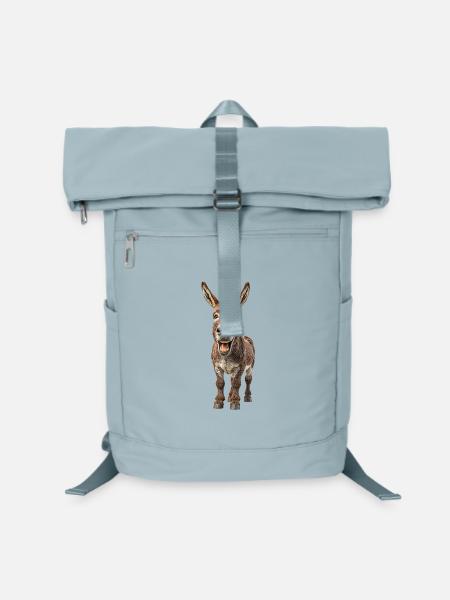 Esel - Laptop-Rucksack - Eisblau