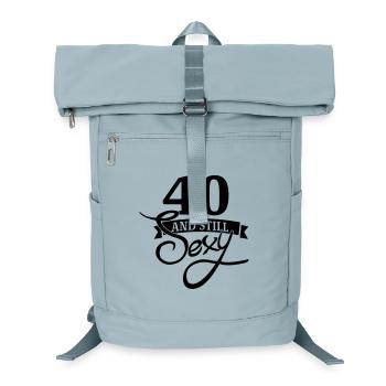 40 and still sexy / 40 and still sexy - Laptop Backpack - ice blue - Front