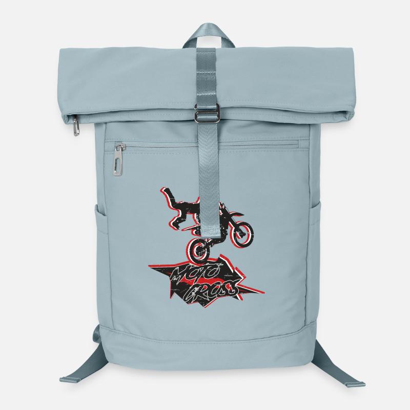 Motocross Stuntman Laptop Backpack