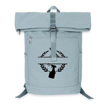 Sauberer Fensterwascher Logo Lorbeerkranz - Laptop-Rucksack  - Eisblau - Vorne