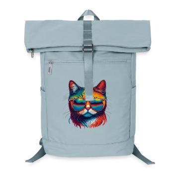 Chat cool - Sac à dos ordinateur - bleu glacier - Devant