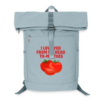 Ich liebe dich, liebe, Tomaten - Laptop-Rucksack  - Eisblau - Vorne