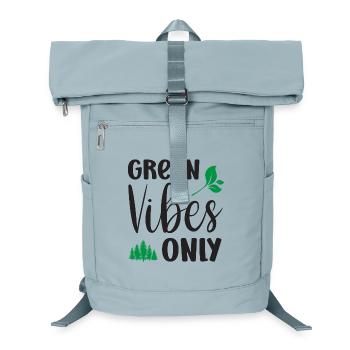 Green Vibes Only - Laptop Backpack - ice blue - Front