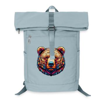 Bär - Laptop-Rucksack  - Eisblau - Vorne