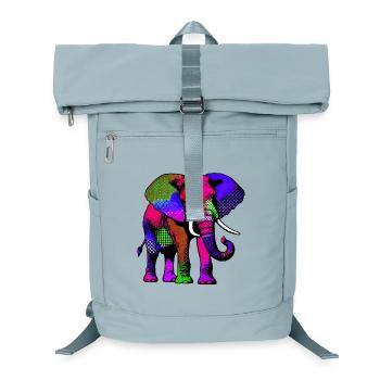 Éléphant - Sac à dos ordinateur - bleu glacier - Devant