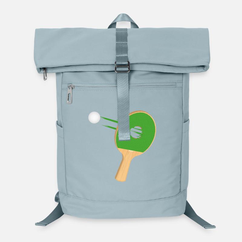 Tischtennisschläger mit Loch – kraftvoll & witzig Laptop-Rucksack 