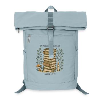 My TBR Could Crush Me – BookTok Design - Laptop Backpack - ice blue - Front