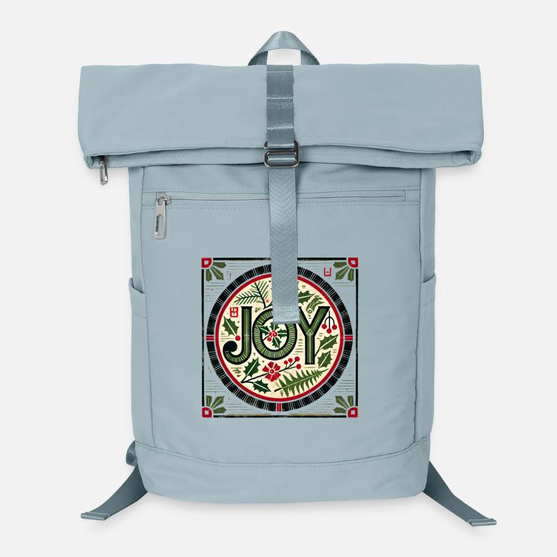 Joy Roundel Holly Wreath Laptop Backpack