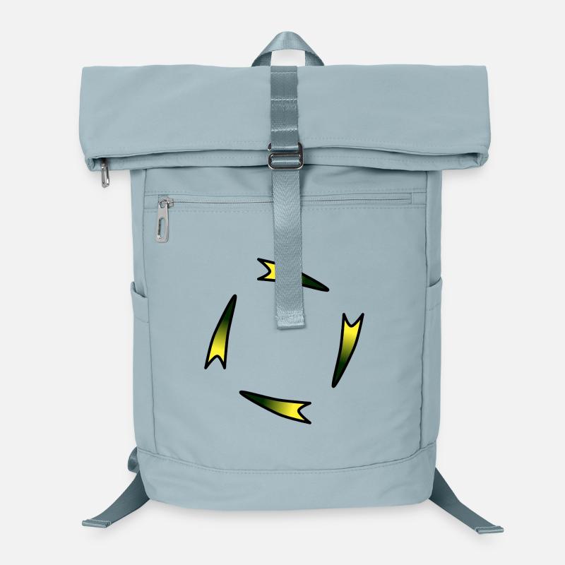 Luminous Corner Ribbons Abstract Laptop Backpack