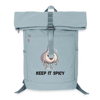 Knoblauch Charme Keep It Spicy Garlic Gemüse - Laptop-Rucksack  - Eisblau - Vorne