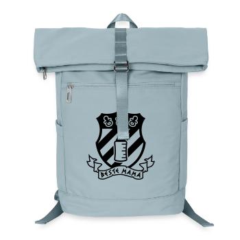 Beste Mama – Wappen mit Schnuller & Piratenflasche - Laptop-Rucksack  - Eisblau - Vorne