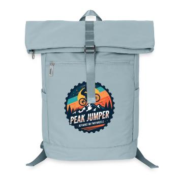 Peak Jumper Mountainbike-Abzeichen - Laptop-Rucksack  - Eisblau - Vorne