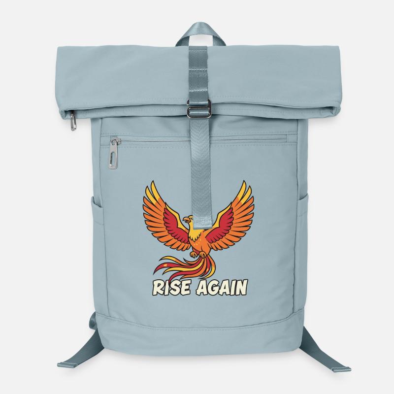 Phoenix Rise Again Motif Laptop Backpack