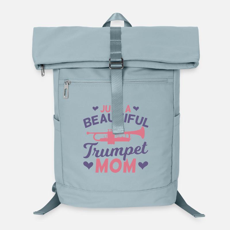 Trumpet player mom Laptop Backpack