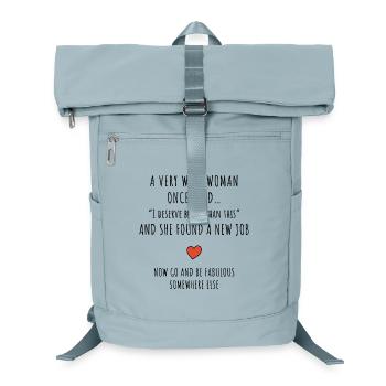 Motivating career change design - Laptop Backpack - ice blue - Front