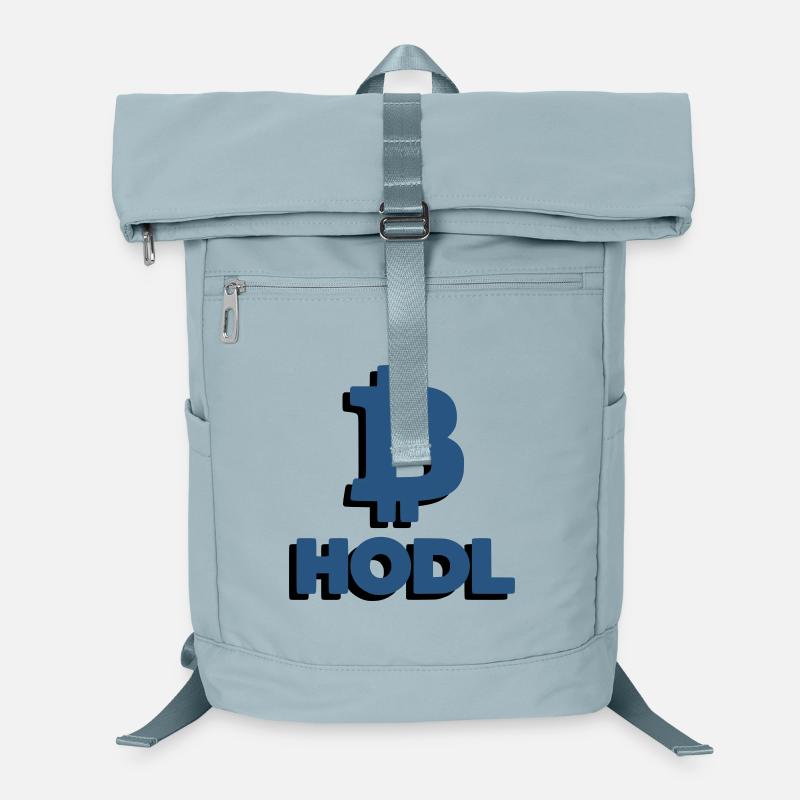 Bitcoin HODL Logo, Lettrage Crypto Sac à dos ordinateur