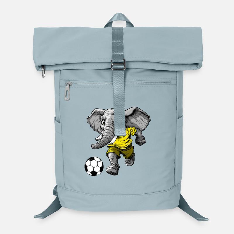 Elefant Fussball Laptop-Rucksack 