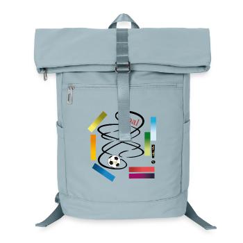 Football Goal - Laptop Backpack - ice blue - Front