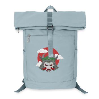 Oni x Samurai Graugrün - Laptop-Rucksack  - Eisblau - Vorne