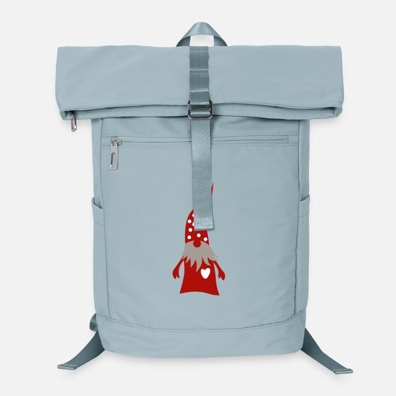 Gnome Red Heart Dots Dots Christmas Decoration Laptop Backpack