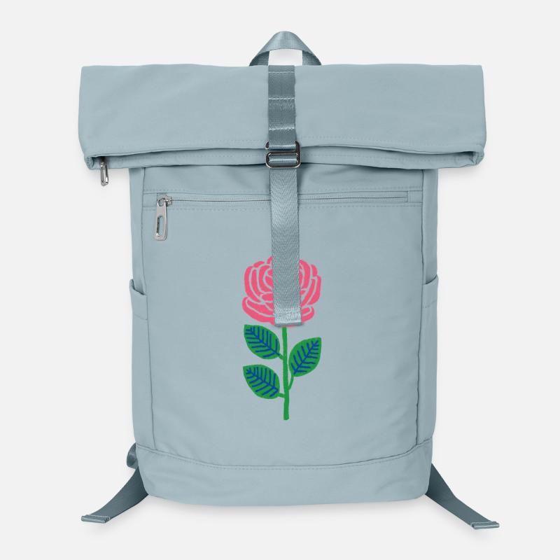 Rosa Rose Popstil Laptop-Rucksack 