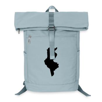 Map of Tunisia - Laptop Backpack - ice blue - Front