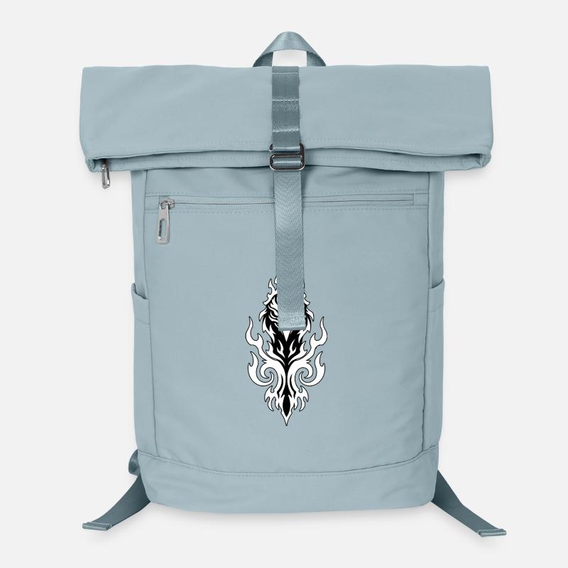 Stammesfeuer-Phönix-Vogel-Totem-Aufstieg Laptop-Rucksack 