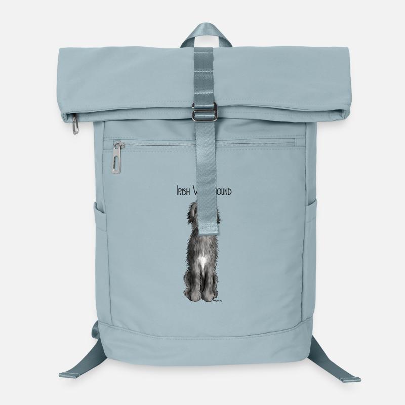 Lustiger Irischer Wolfshund Laptop-Rucksack 