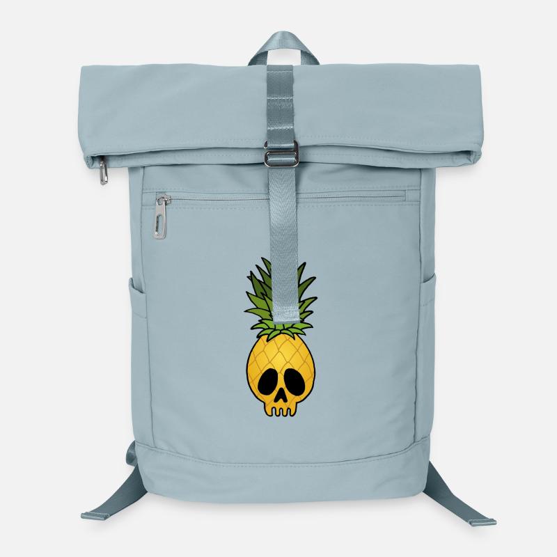 Pineapple Skull Laptop Backpack