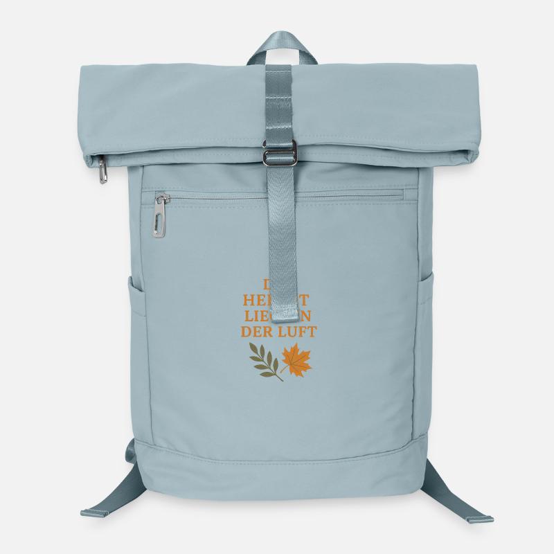 Poème d’automne avec motif de feuillage Sac à dos ordinateur