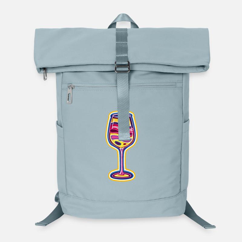 Weinglas Bunt Wein Laptop-Rucksack 