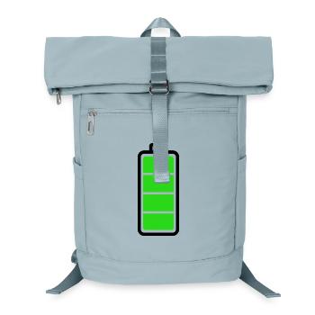 schwache Batterie - Laptop-Rucksack  - Eisblau - Vorne