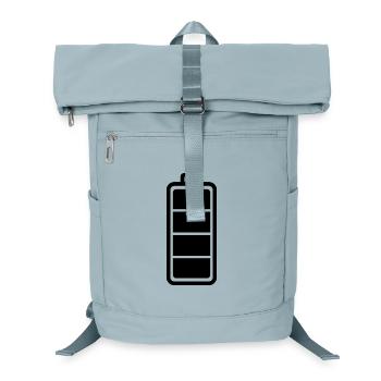 schwache Batterie - Laptop-Rucksack  - Eisblau - Vorne
