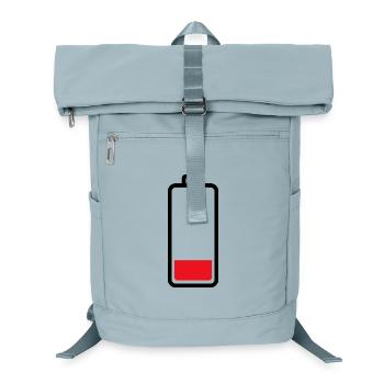 low battery - Laptop Backpack - ice blue - Front