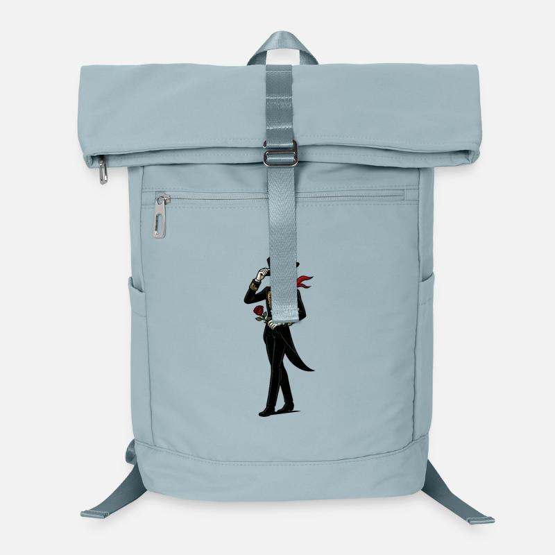 Skelett Mariachi Rose Laptop-Rucksack 