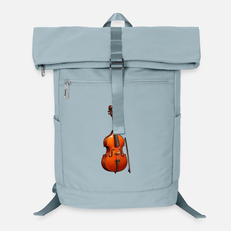 Violon aux motifs rouge chaud Sac à dos ordinateur