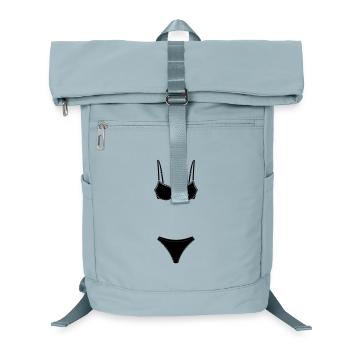 Dessous- oder Bekini-Logo für Geschäft oder Marktstand - Laptop-Rucksack  - Eisblau - Vorne