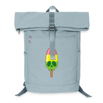 Eiscreme-Totenkopf - Laptop-Rucksack  - Eisblau - Vorne