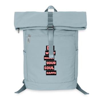 What makes your soul happy - Laptop Backpack - ice blue - Front