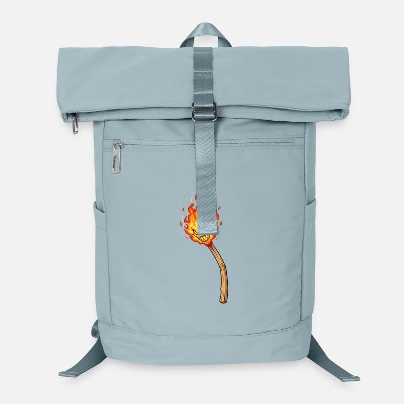 Lodernder Flammenkobold Laptop-Rucksack 