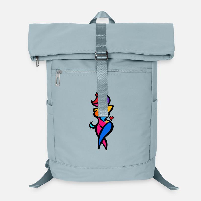 Colorful Dancer Silhouette Laptop Backpack