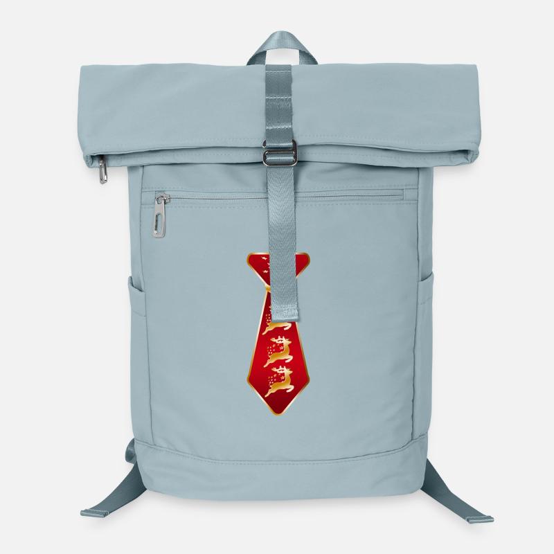 Reindeer Silhouette Festive Tie Laptop Backpack