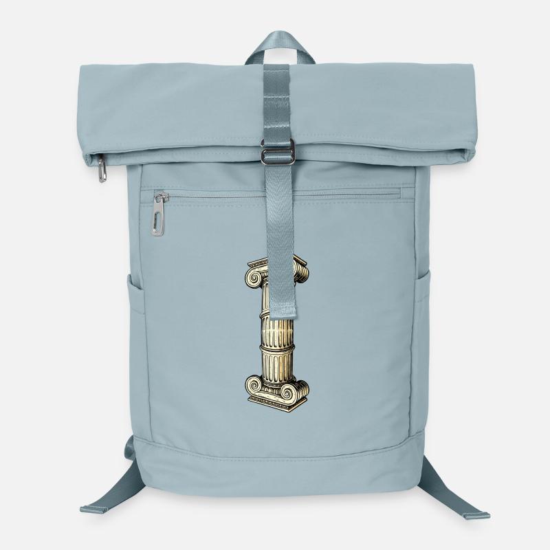 Illustration de colonne antique Sac à dos ordinateur