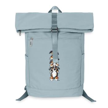 Goldige Berner Sennenhunde - Hunde - Laptop-Rucksack  - Eisblau - Vorne