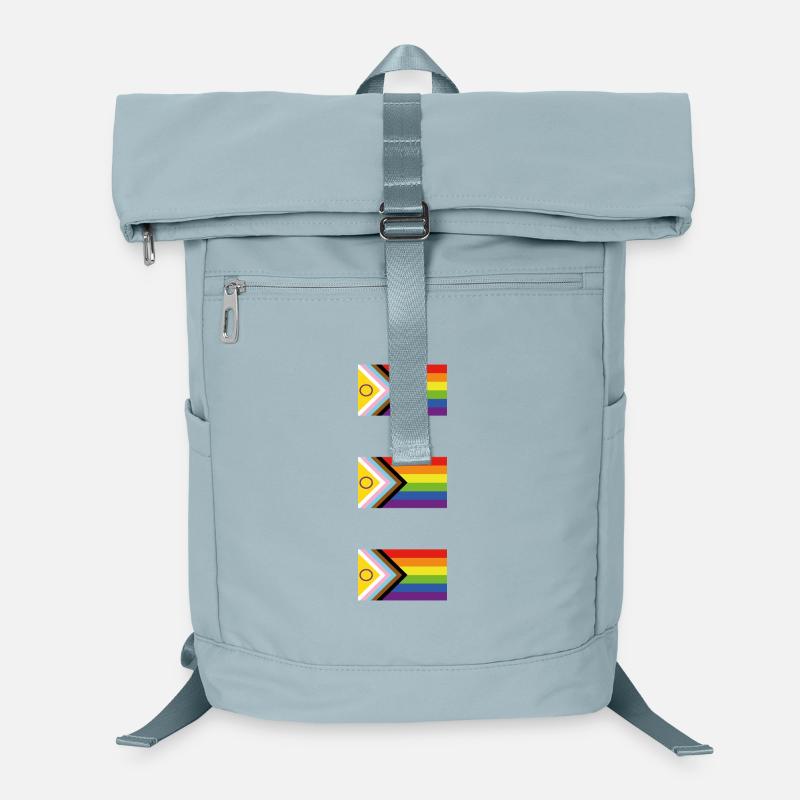 Progrès Inclusive Fierté Drapeau Arc-en-ciel LGBTQ+ Sac à dos ordinateur