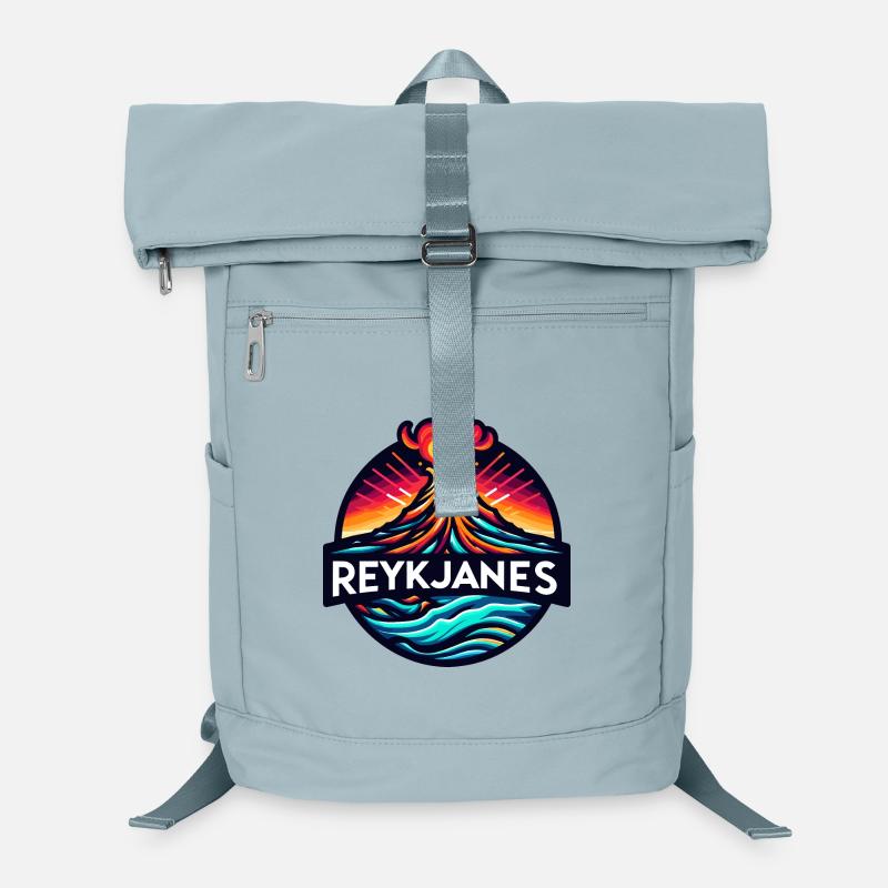 Reykjanes Volcano, Reykjanesskagi, volcano Iceland Laptop Backpack