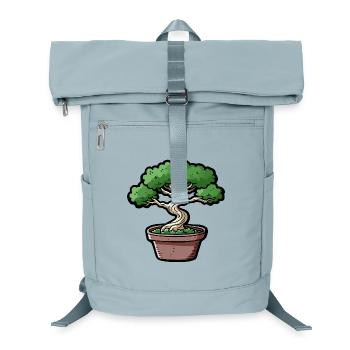Comic Bonsai Baum - Laptop-Rucksack  - Eisblau - Vorne