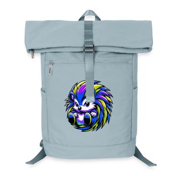 Hedgehog - Laptop Backpack - ice blue - Front