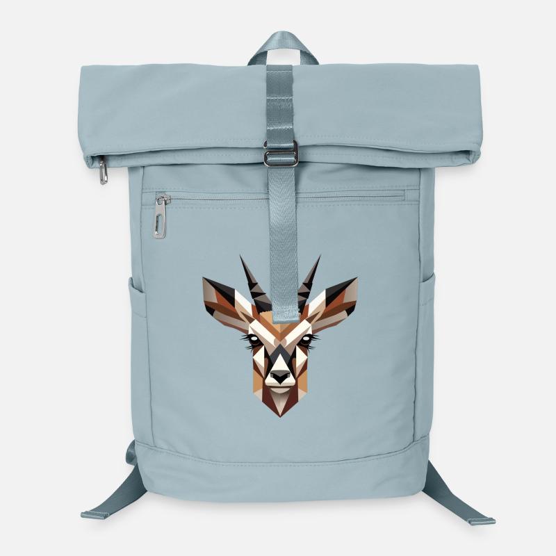 Geometric antelope head – elegance and wilderness Laptop Backpack